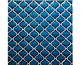 Azul Como Egyption Handmade Tile