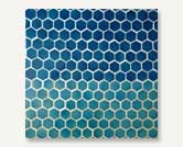 Azul Series Hexagon Handmade Tile