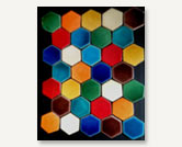 Azul Series Hexagon Handmade Tile