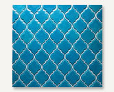 Azul Series Ogee Big & Small Handmade Tile