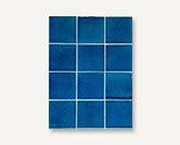 Azul Series Square Flat Handmade Tile